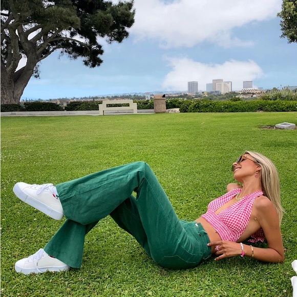 Princess Polly Nadia Pants Green - Picture 5 of 6